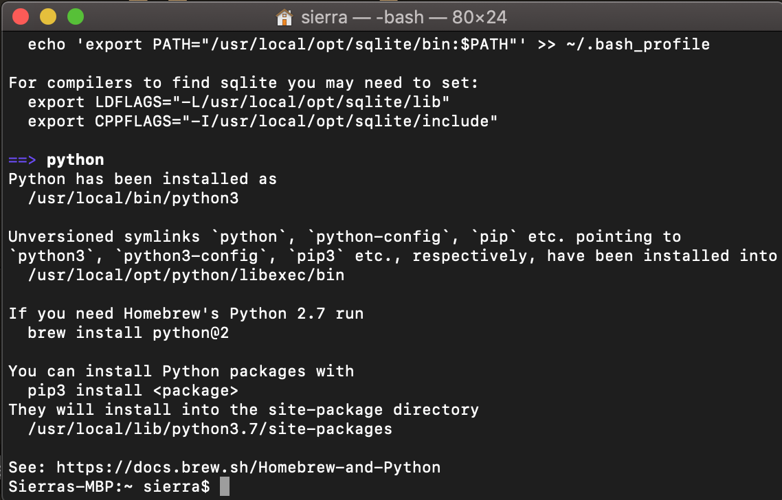 install tensorflow for python 3.7 mac